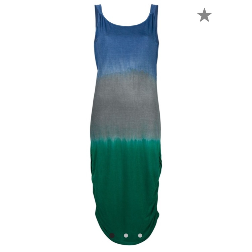 Beach Dress (Propriano colour block) tie dye